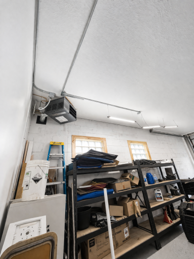 Garage Space with Heater and lots of storage