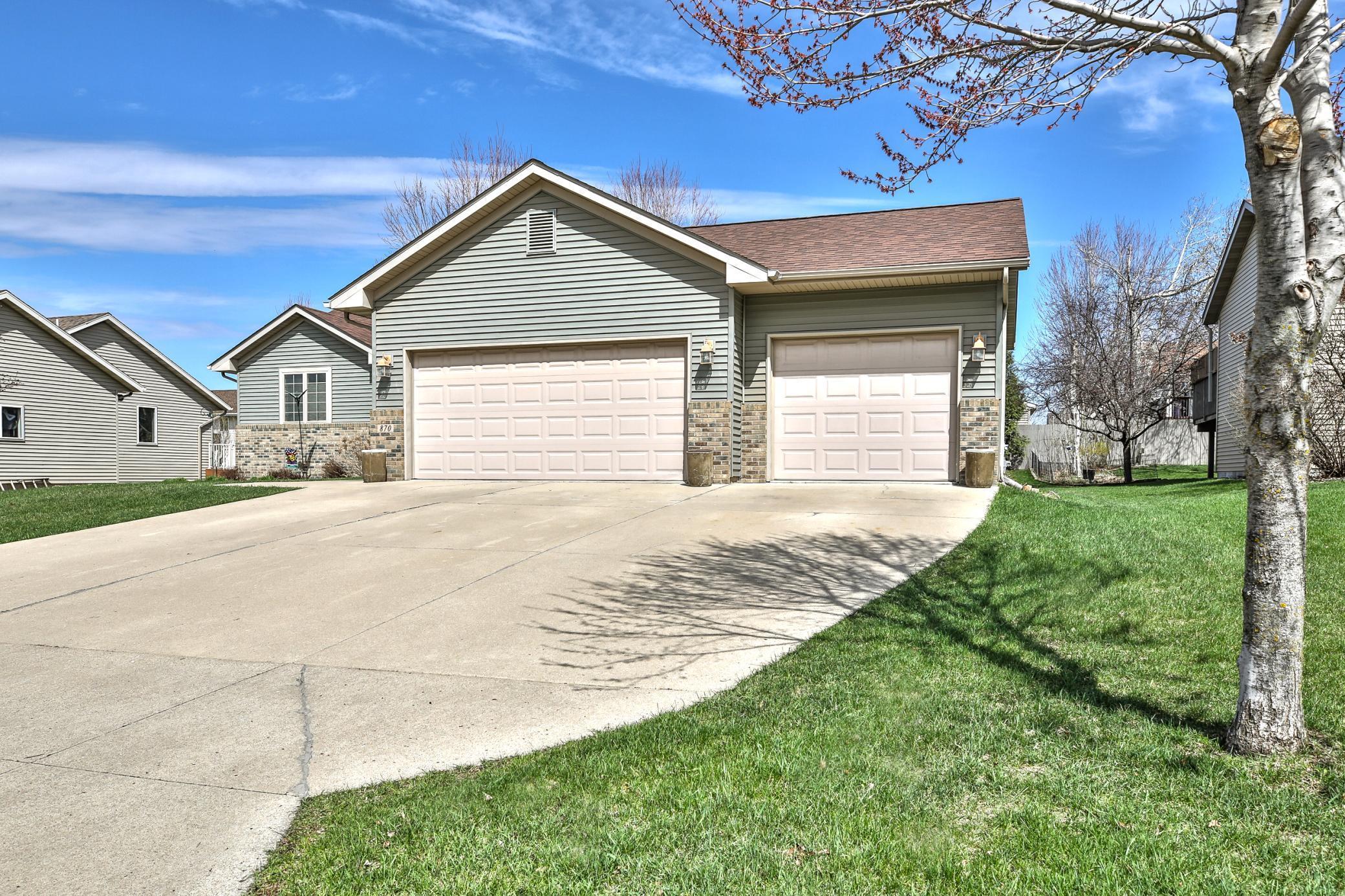 South facing driveway gets help from the sun melting snow and ice in winter