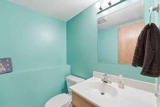 Half bath is also located on the lower level