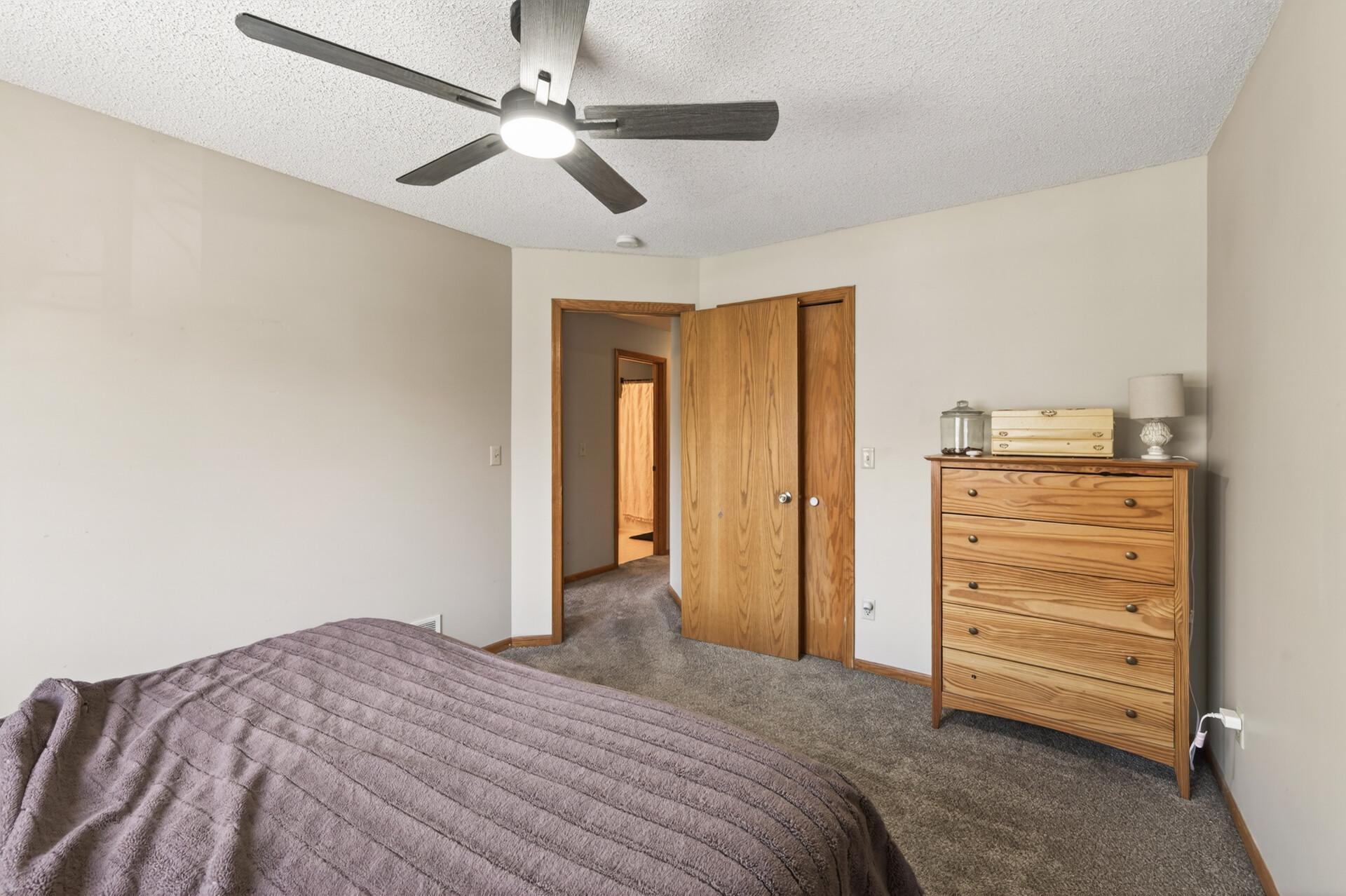 Fresh paint in both upper bedrooms