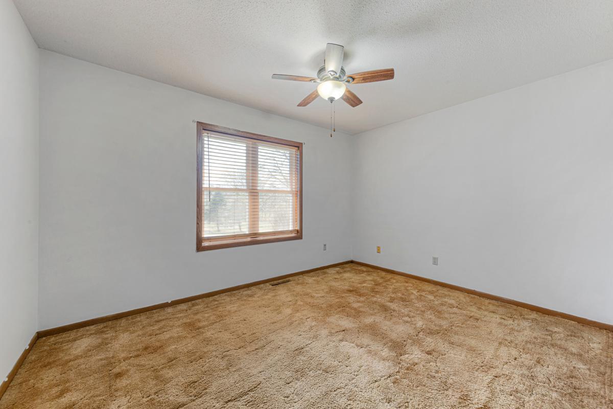 The first of the main floor bedrooms