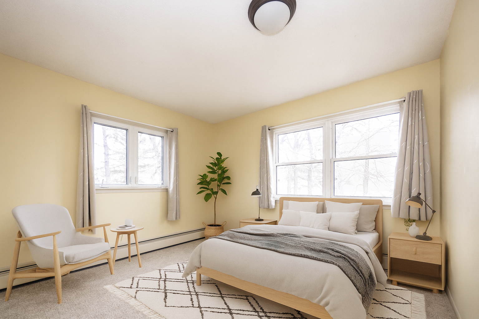 Virtually Staged Bedroom 2