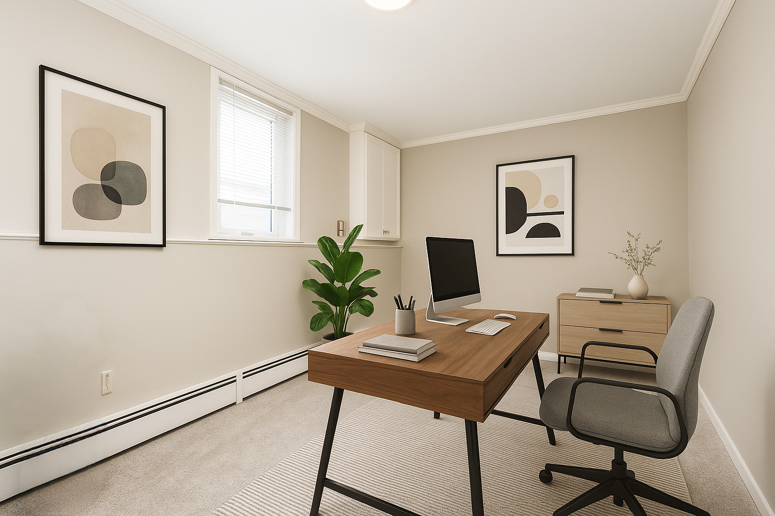 Virtually Staged LL Office