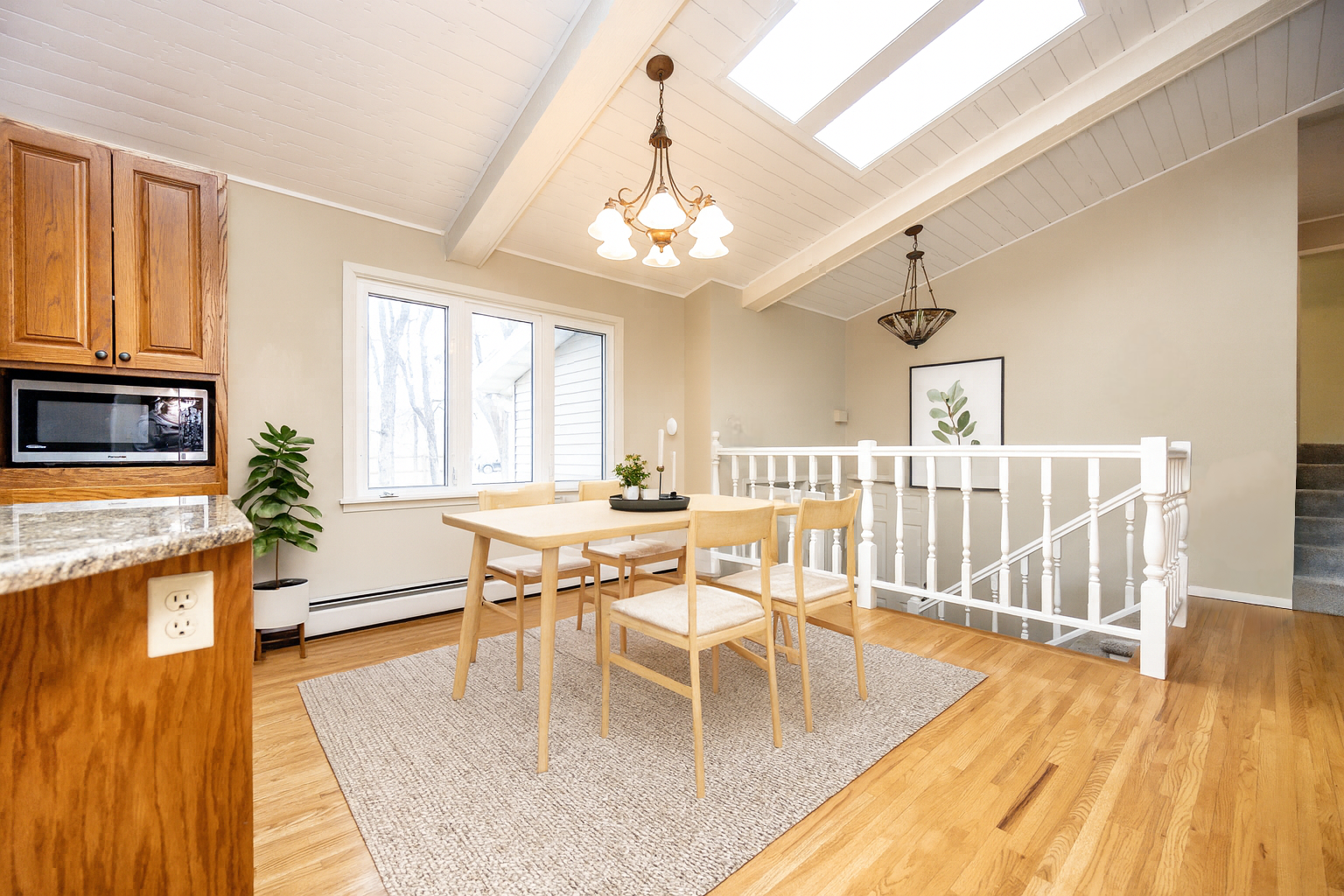 Virtually Staged Dining Room