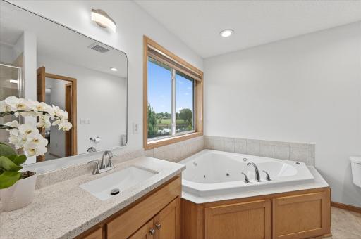 Primary full bathroom - Updated bathrooms August 2025.