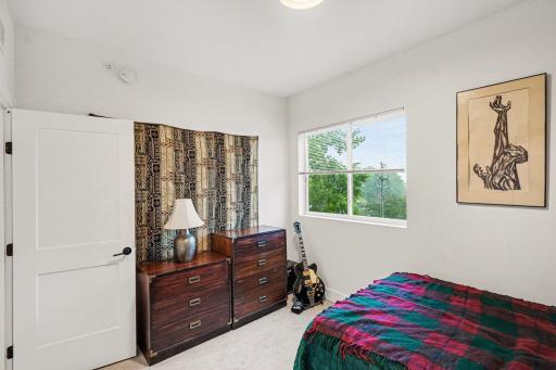 Another view of the 3rd bedroom with a window facing the front yard/street.