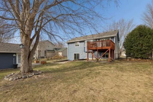 The yard is good sized! Perfect for pets, kids, gardening, games or anything else you can think of!