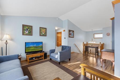 The living room may be your favorite spot. Curl up on the couch and read a book or watch a movie with your friends or family!