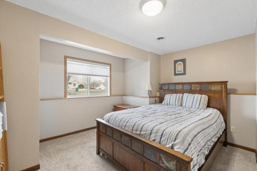 One of 2 of the lower level bedrooms. Well appointed and roomy!