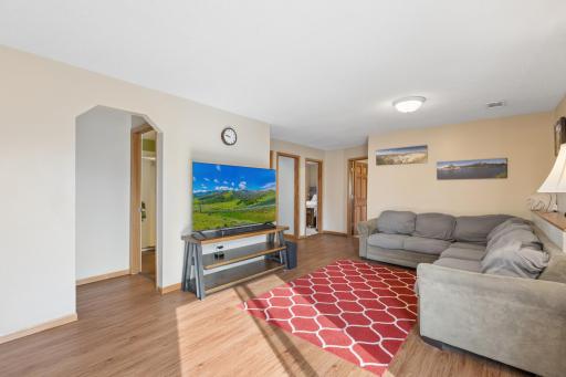 Another view of the lower level family room. Big furniture? Pool table? Hobbies? This room is spacious!