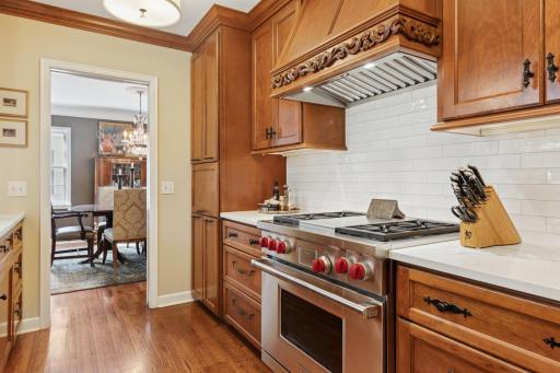 High-end custom cabinets with hidden outlets