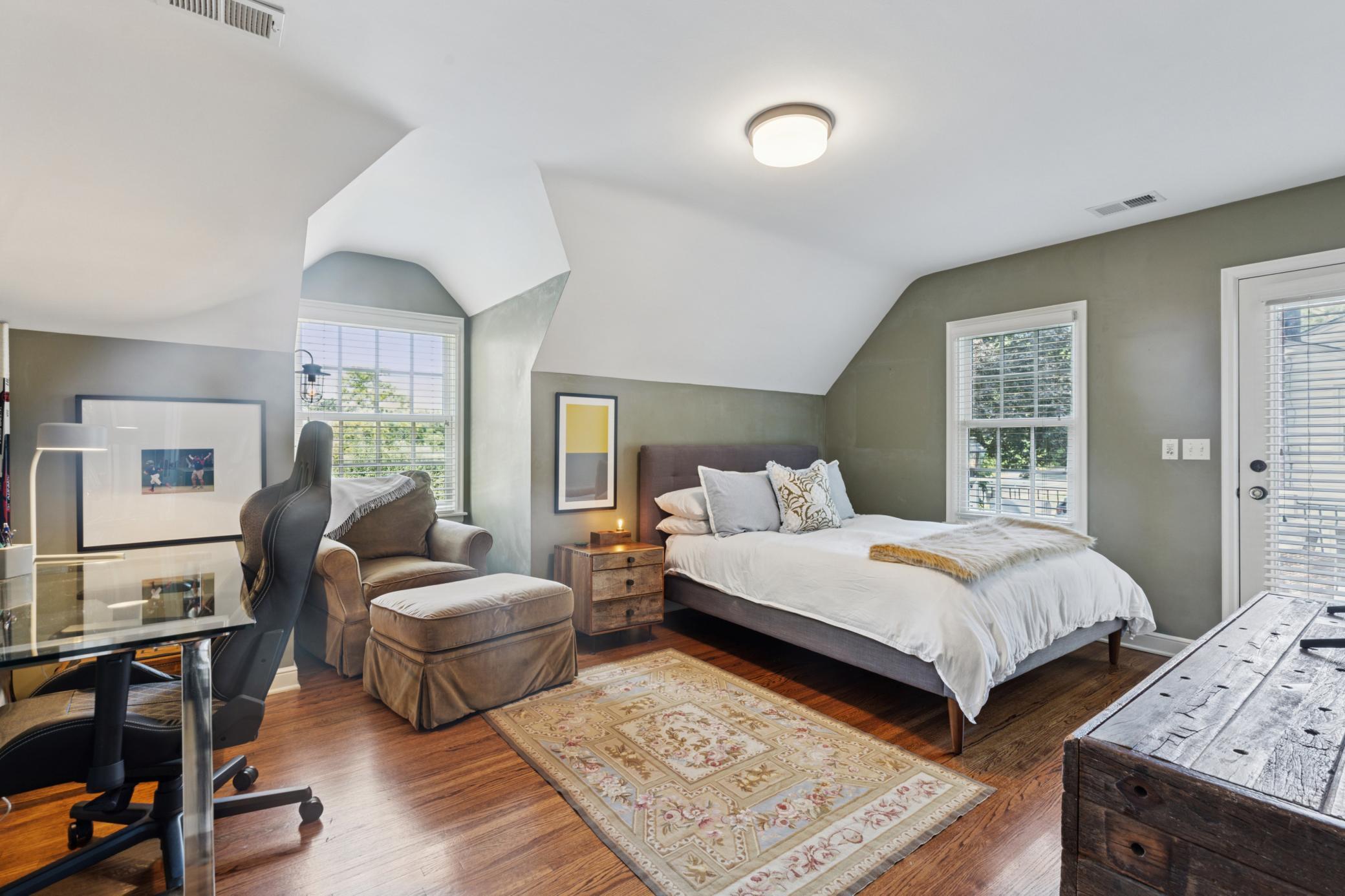 All bedrooms with dormers