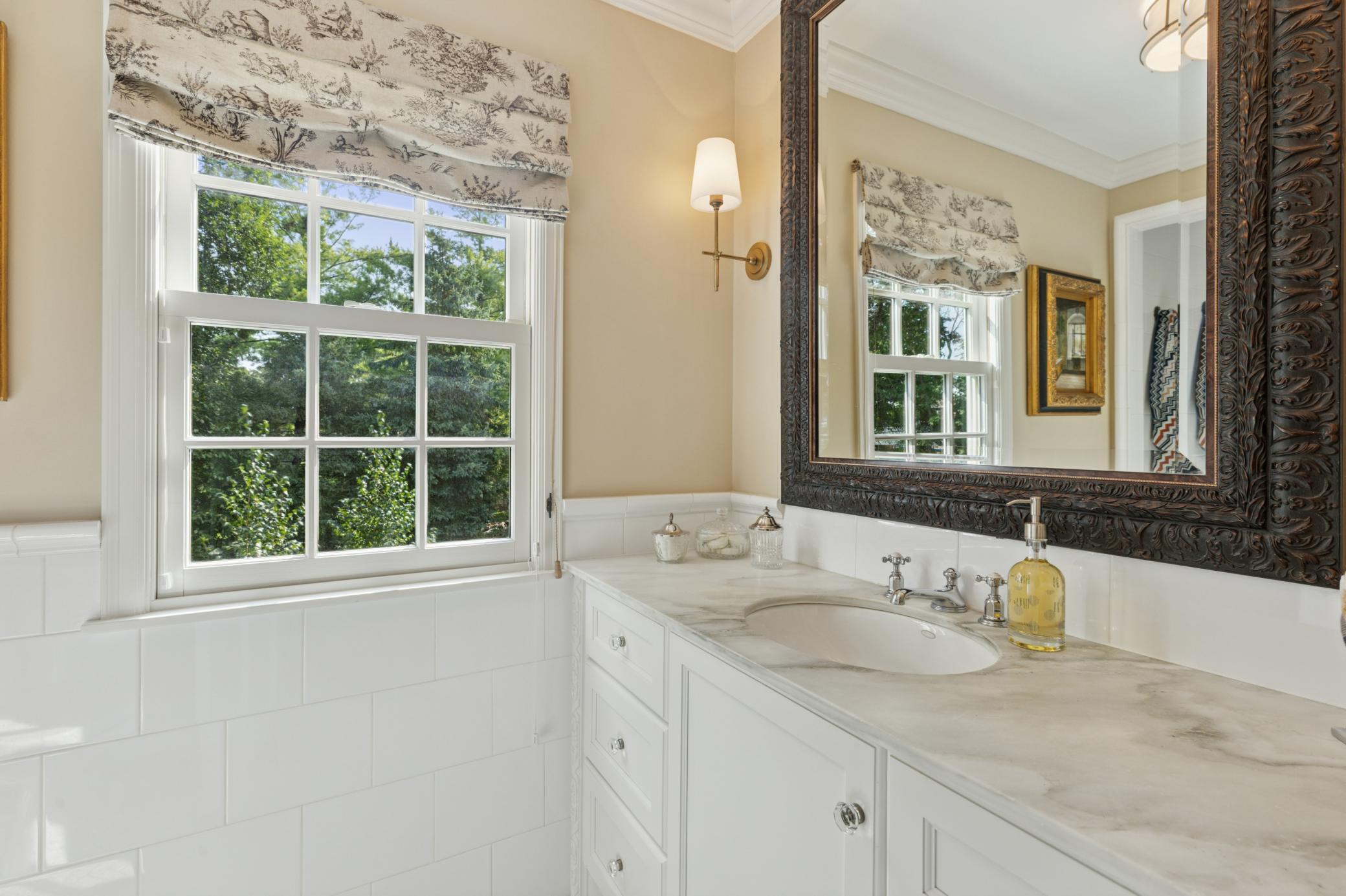 Three bathrooms all on upper level