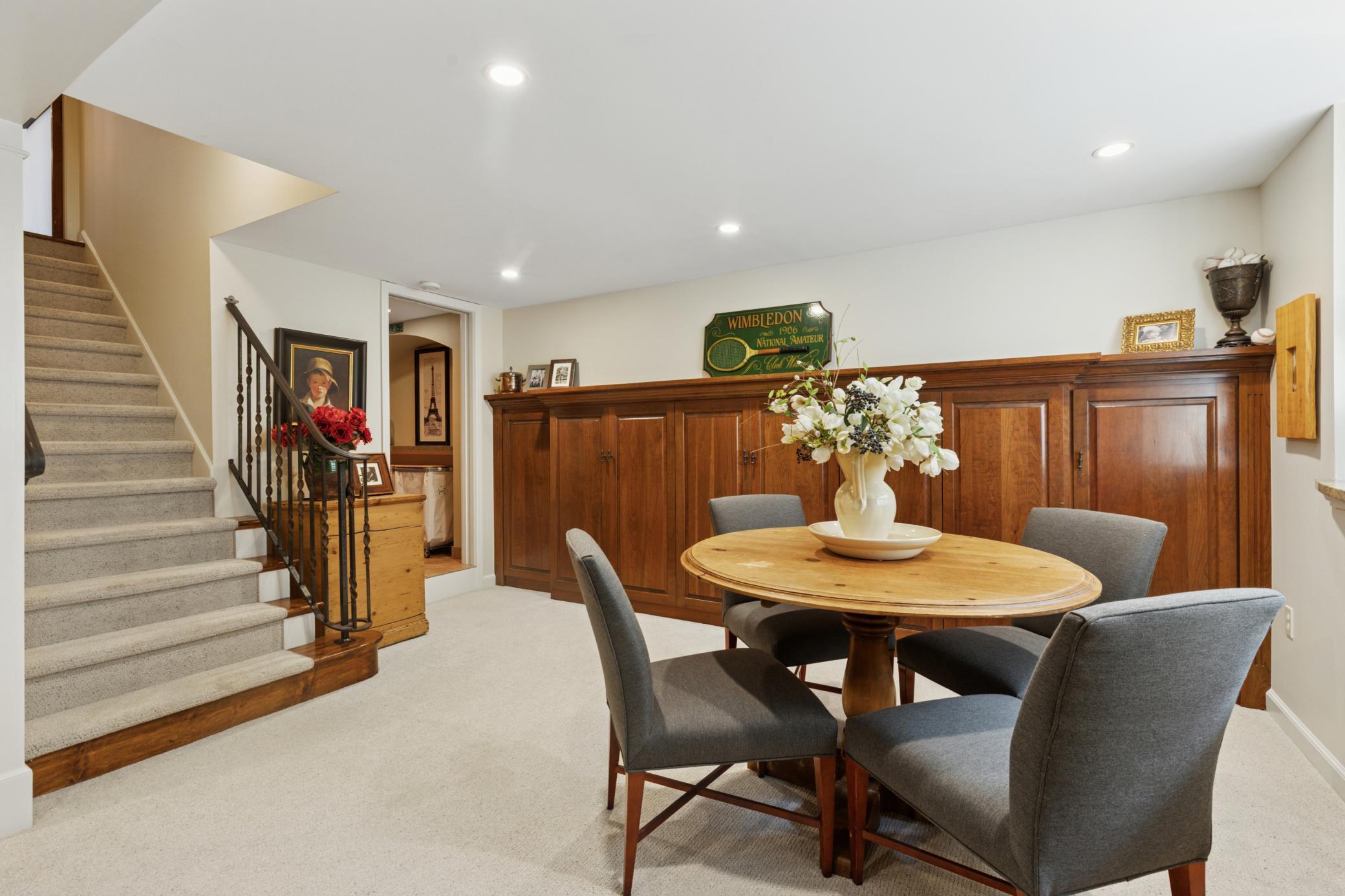 Excavated lower level floor and added in-floor heat including a large storage closet with all electronics and controllers