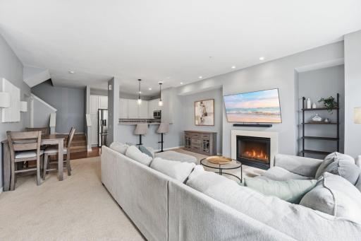 Living and dining room space offer flexibility to make it your own.