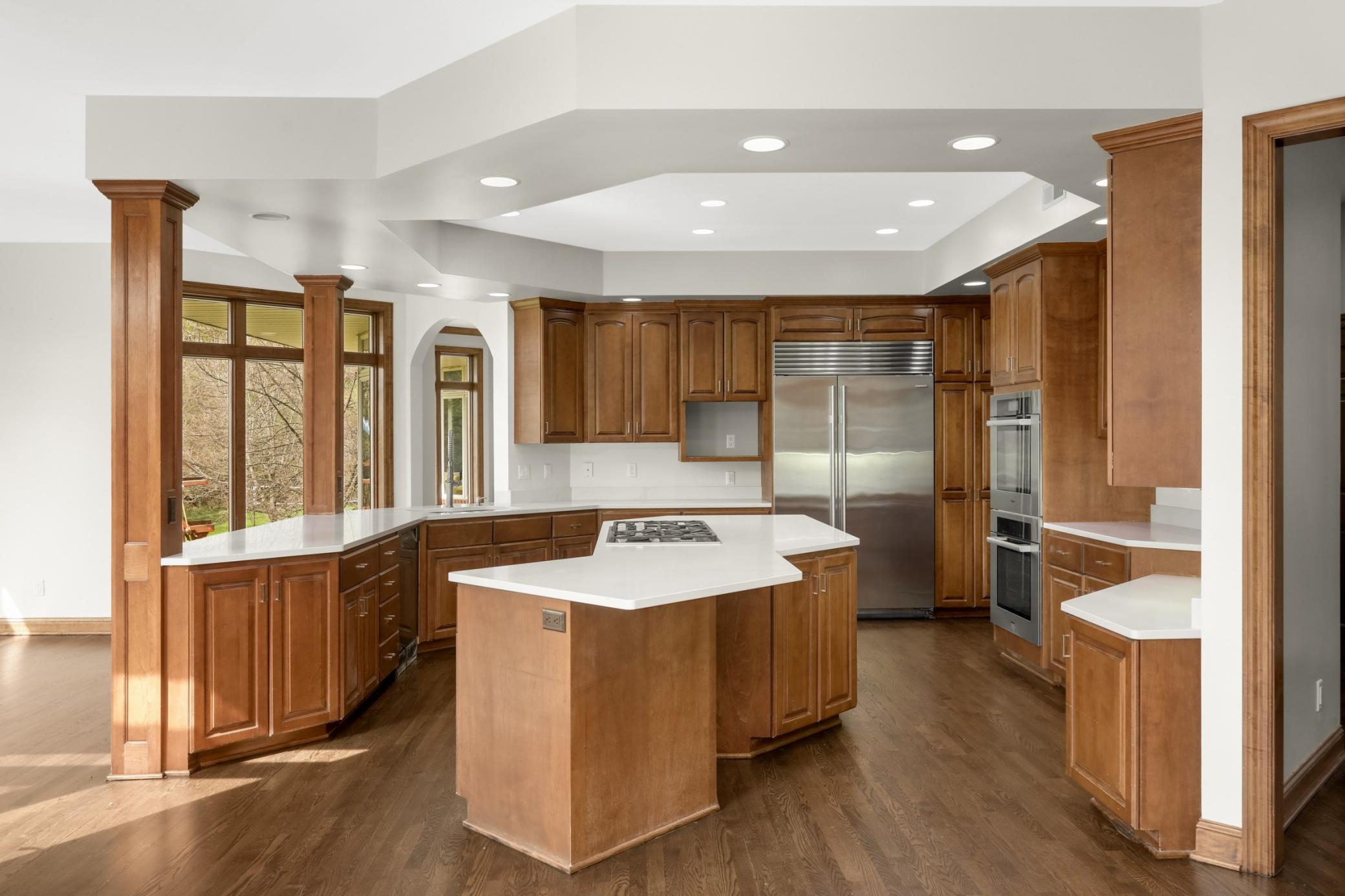 Premium Miele appliances and walk-in pantry