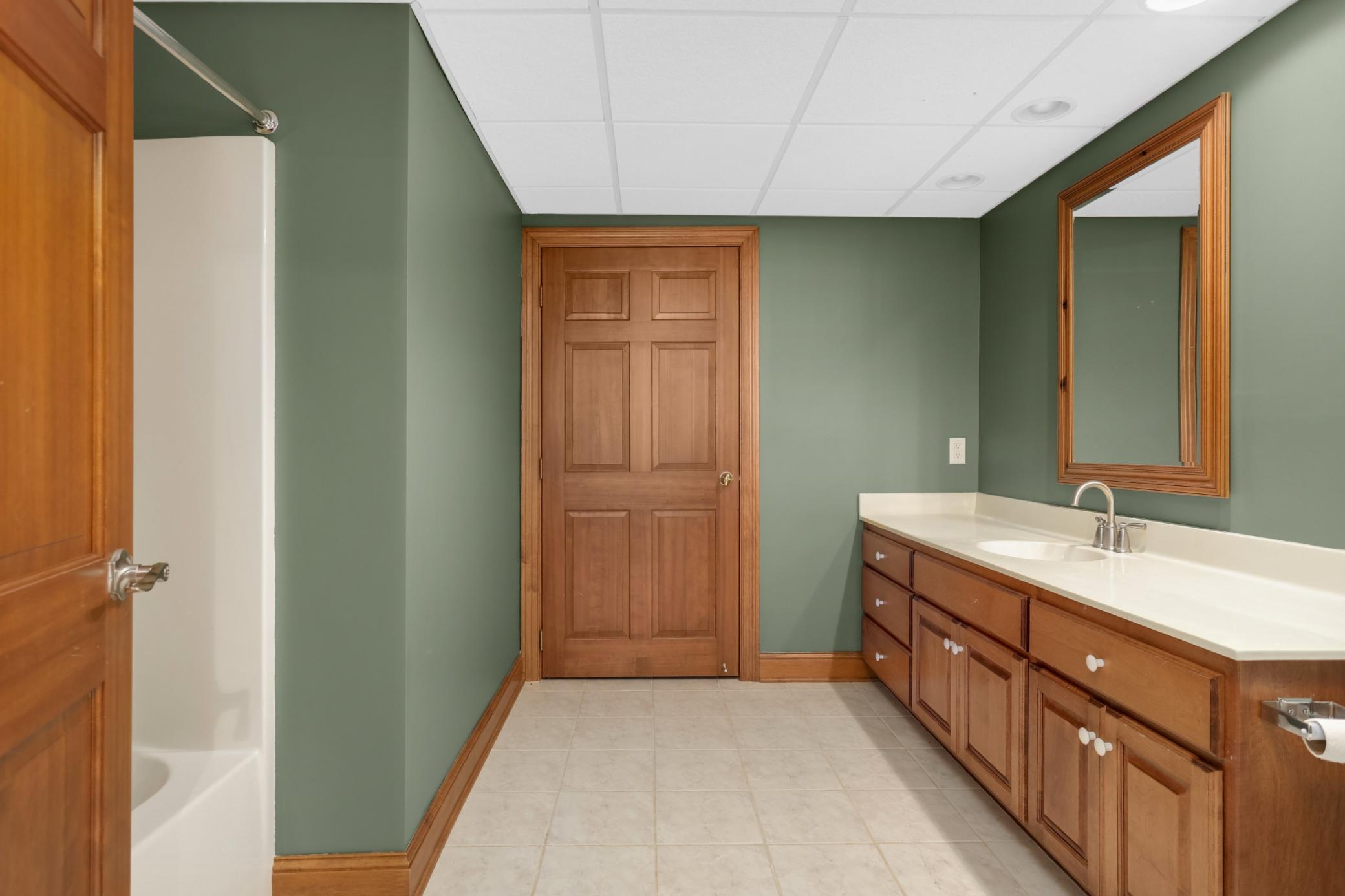 Lower level bathroom (potential ensuite to 5th bedroom)