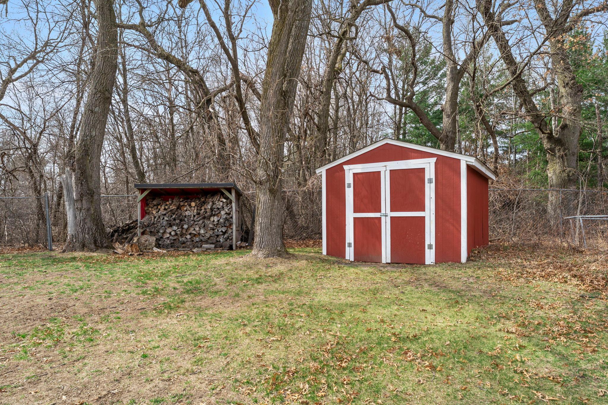 The home includes a 12×10 shed, ideal for all your outdoor storage needs.
