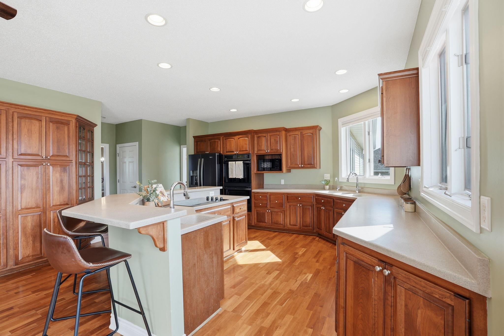 with plenty of storage.