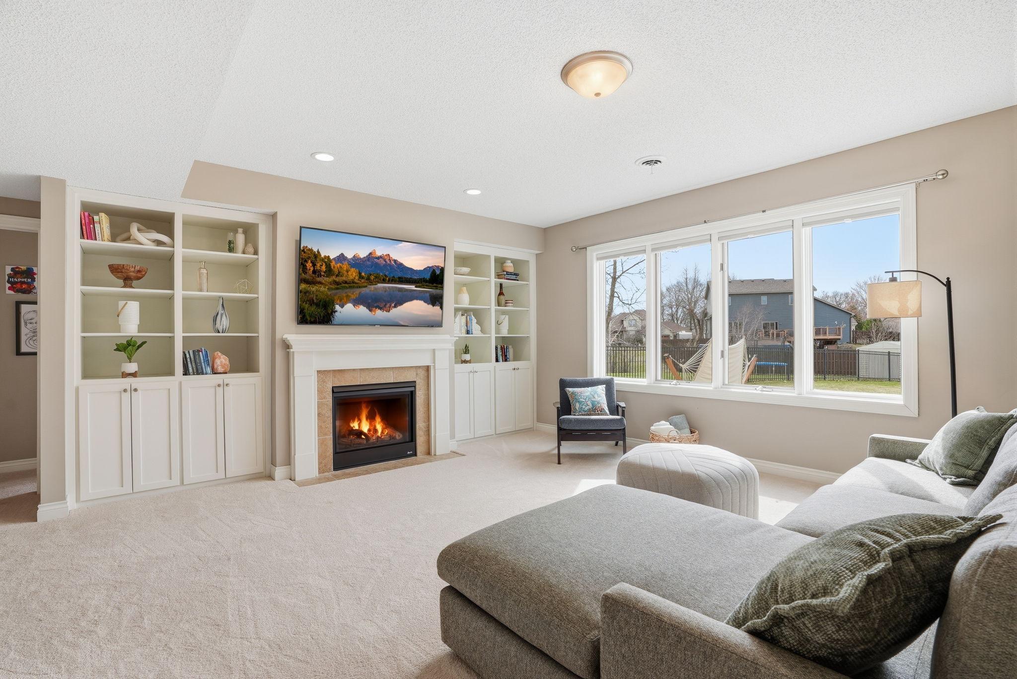 lower level family room