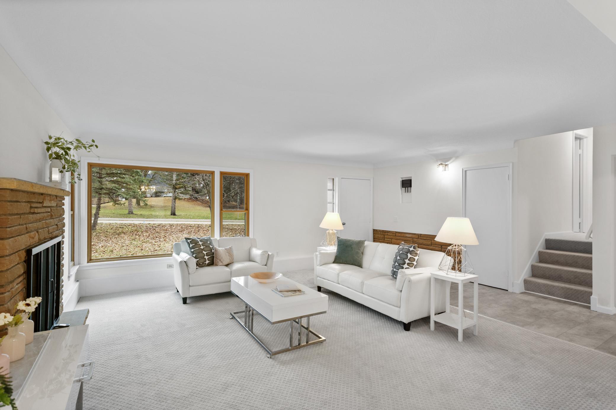 Large living room area