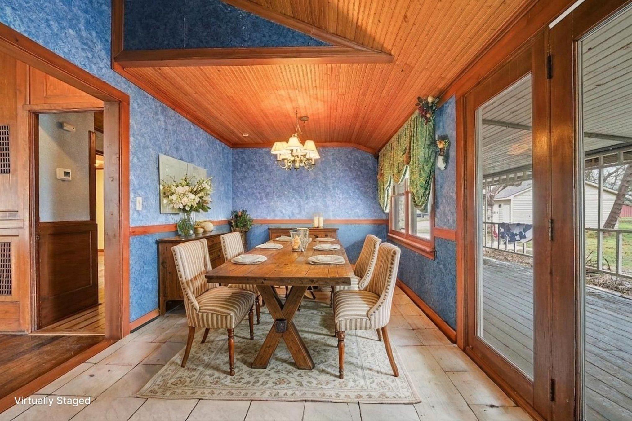 Photo virtually staged to show potential