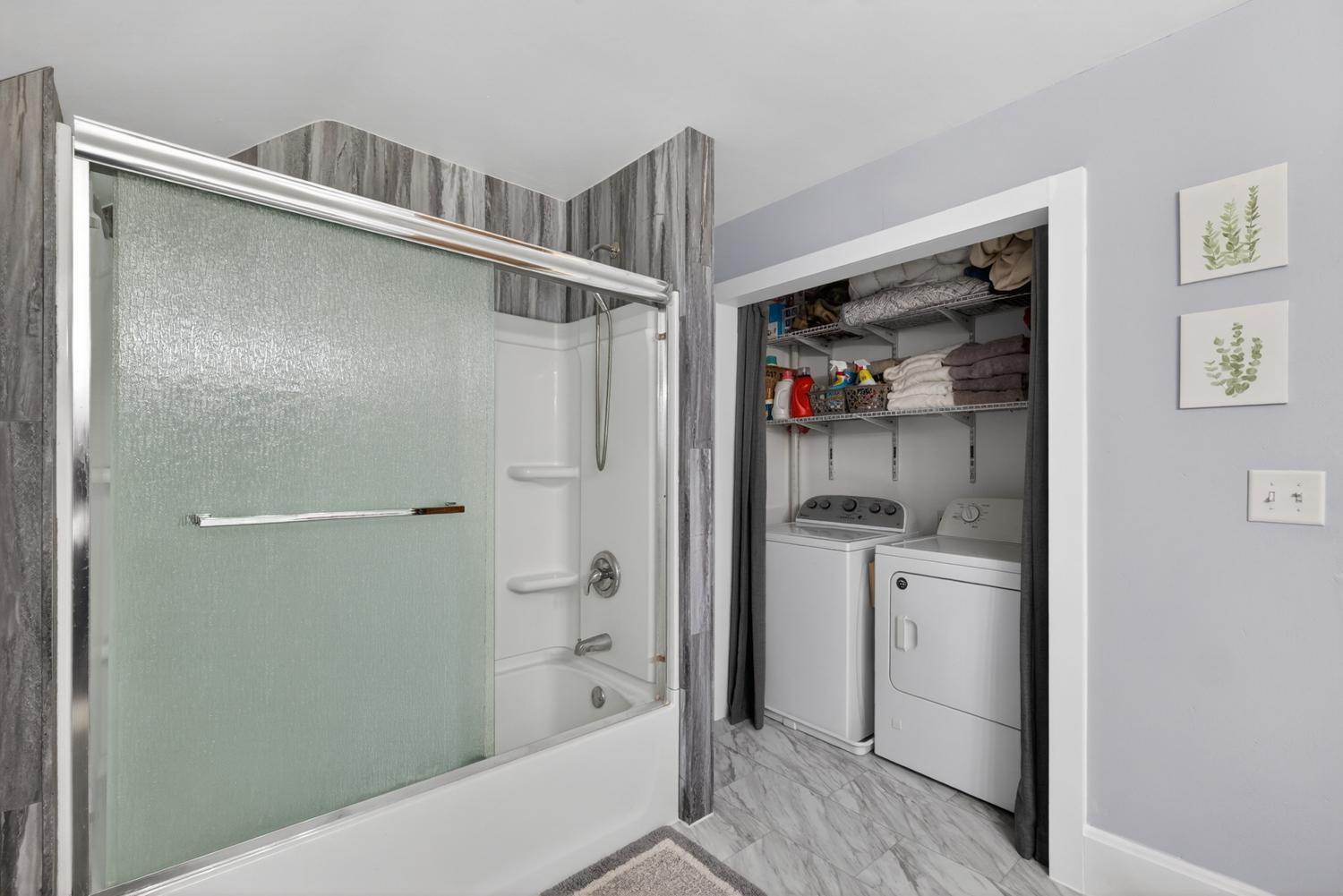 Upper bath & laundry