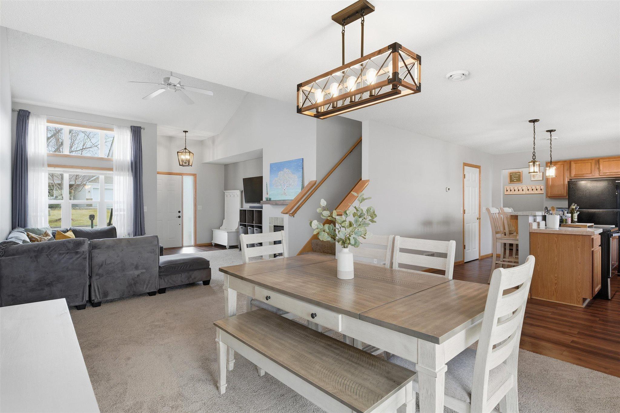 The main level flows effortlessly between rooms—ideal for both daily living and entertaining!