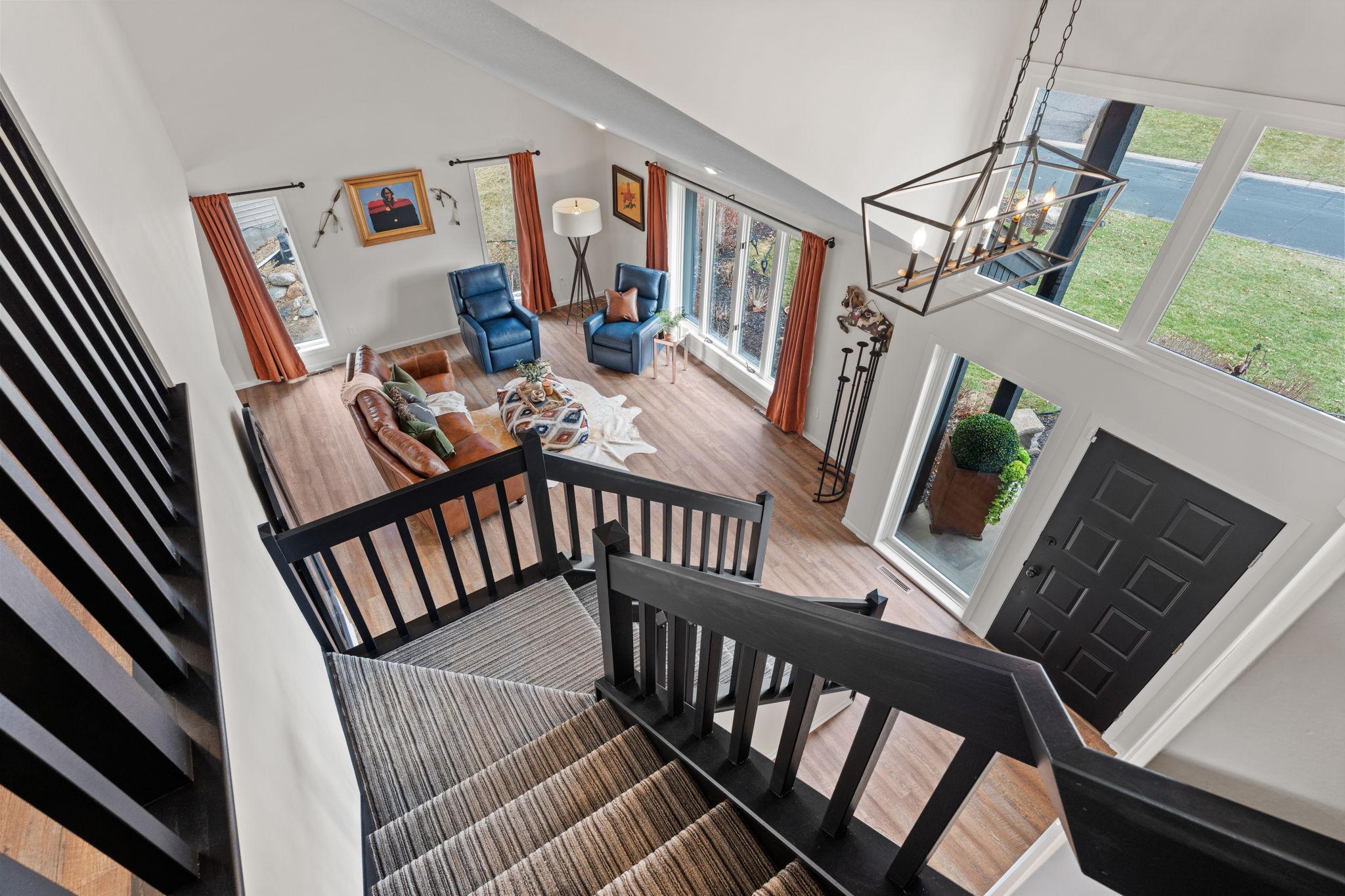 View from the foyer from the second level