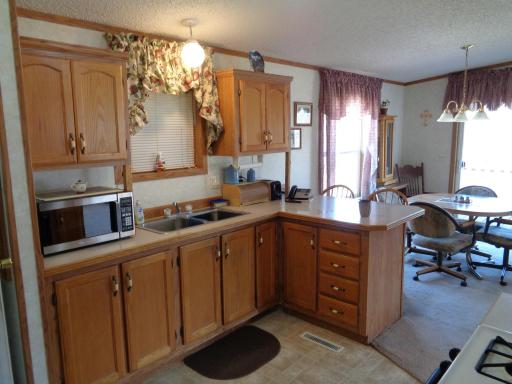 Your kitchen/Dining area.