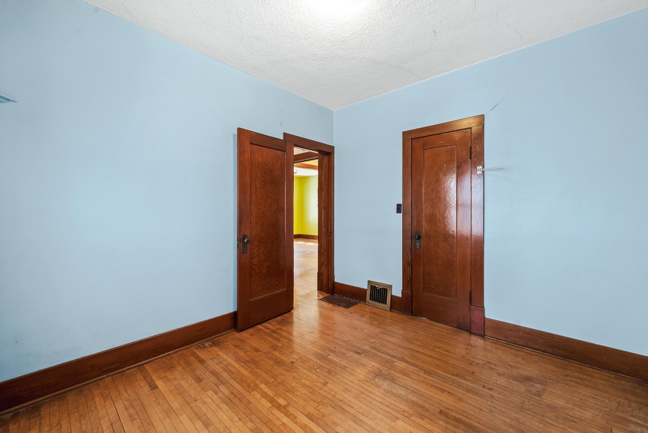 Two main-level bedrooms and a remodeled full bath with in floor heat provide convenient living.