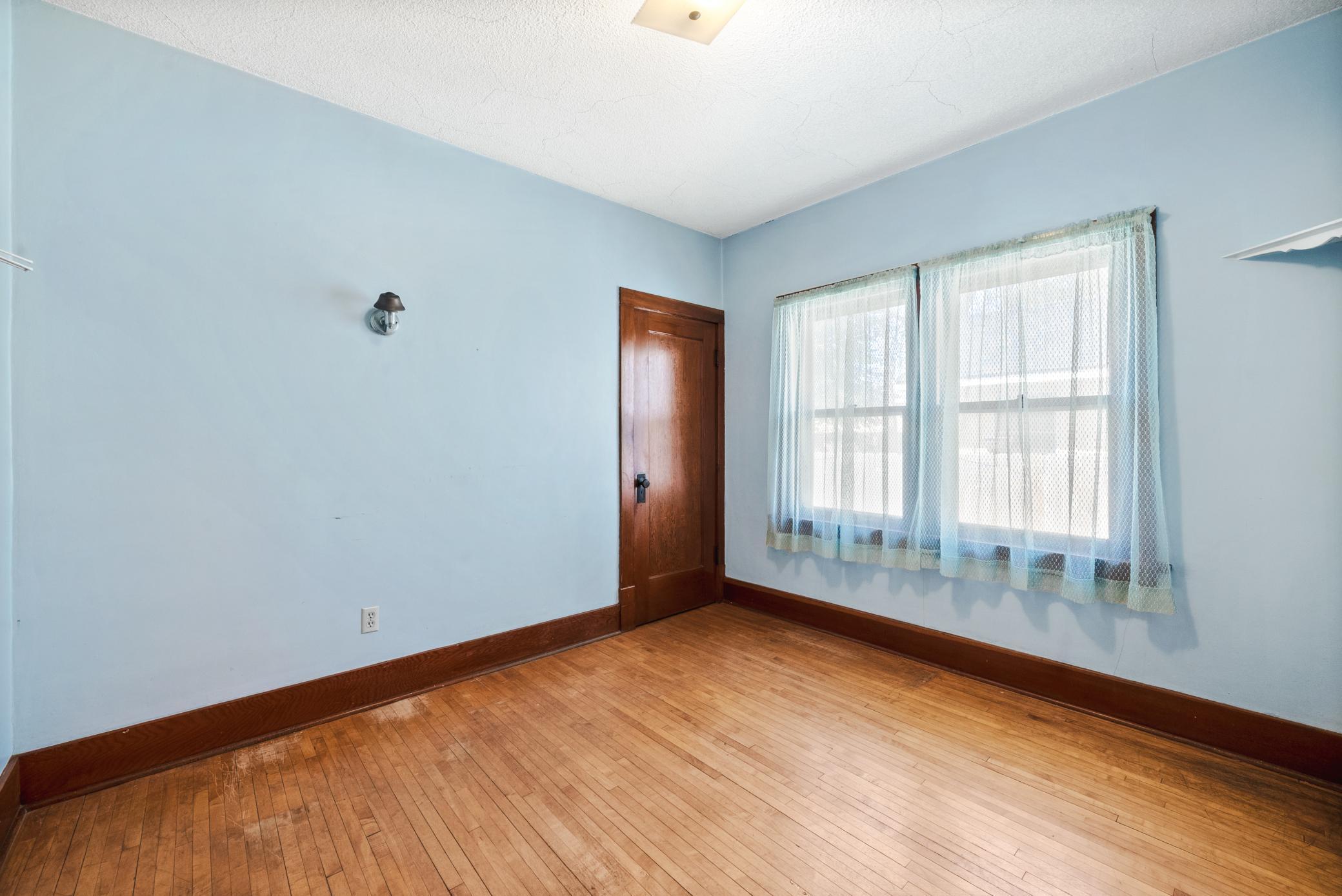 Two main-level bedrooms and a remodel full bath with in floor heatp rovide convenient living.