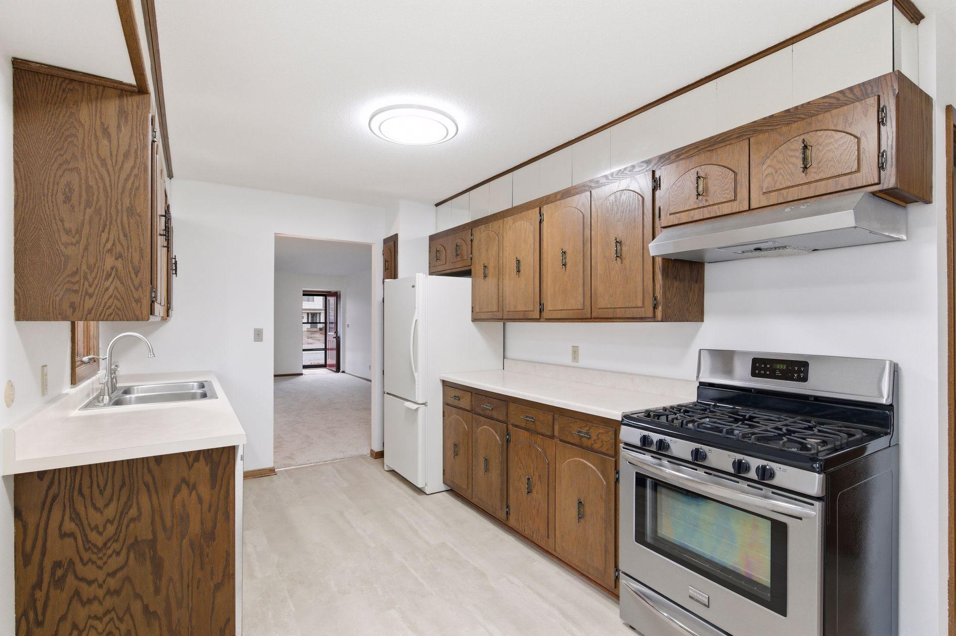 Updated kitchen lighting with adjustable “color” LED fixtures.