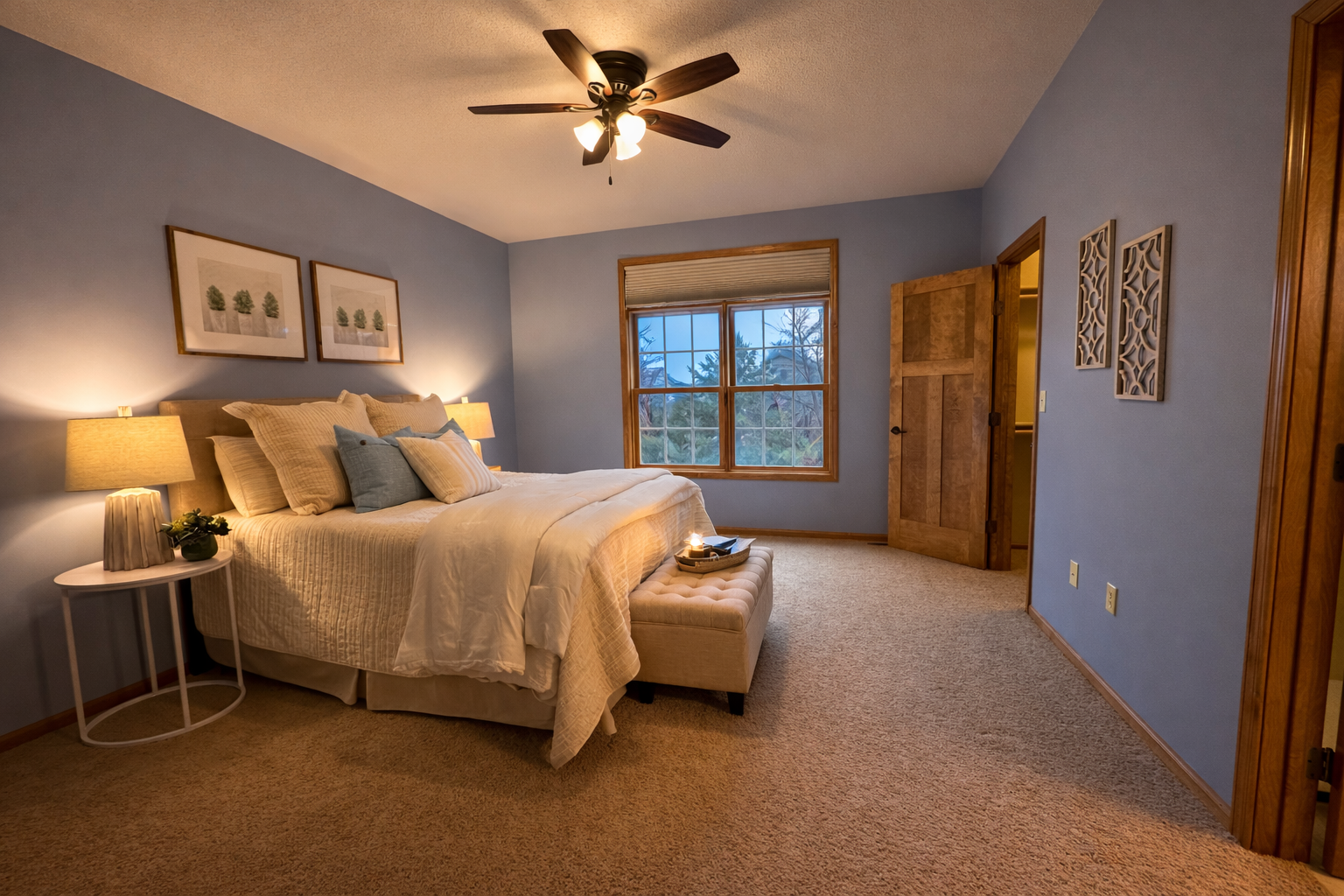 6646 Tessman Terrace N, Brooklyn Park Primary Bedroom Physically and Virtually Staged