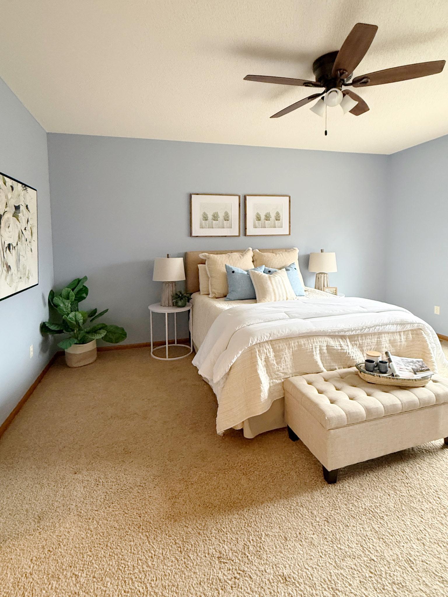 6646 Tessman Terrace N, Brooklyn Park Primary Bedroom Physically Staged