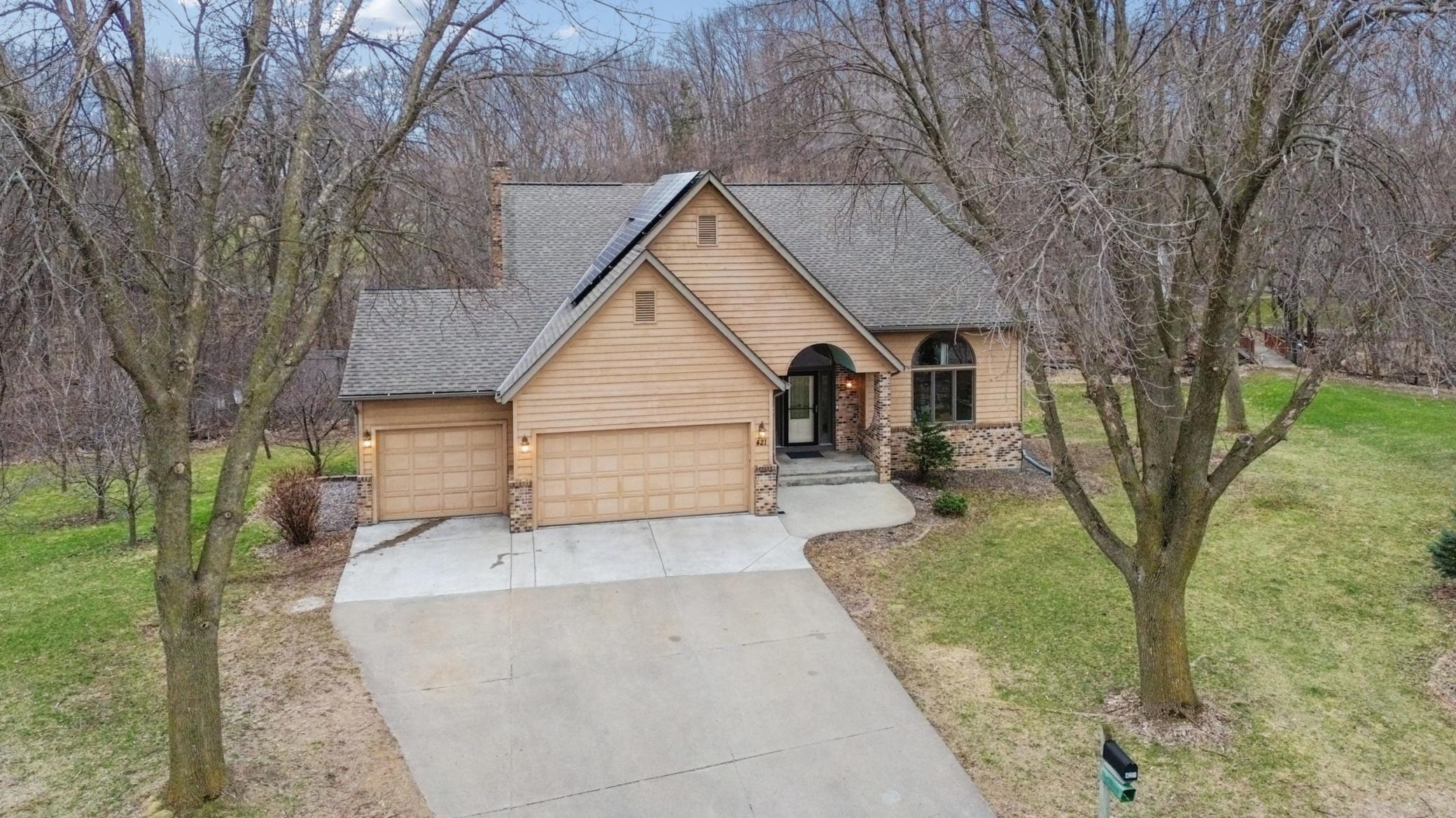 Roof new in 2018 and Cedar siding along with a nice concrete driveway.