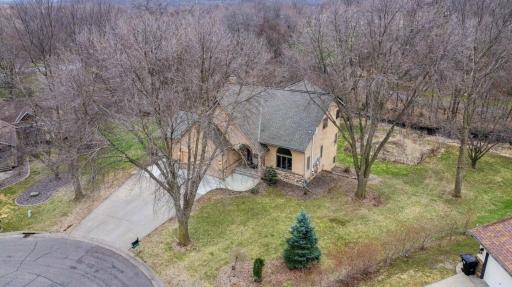 Lovely treed lot is private in the summer and breathtaking when the leaves change in the fall.