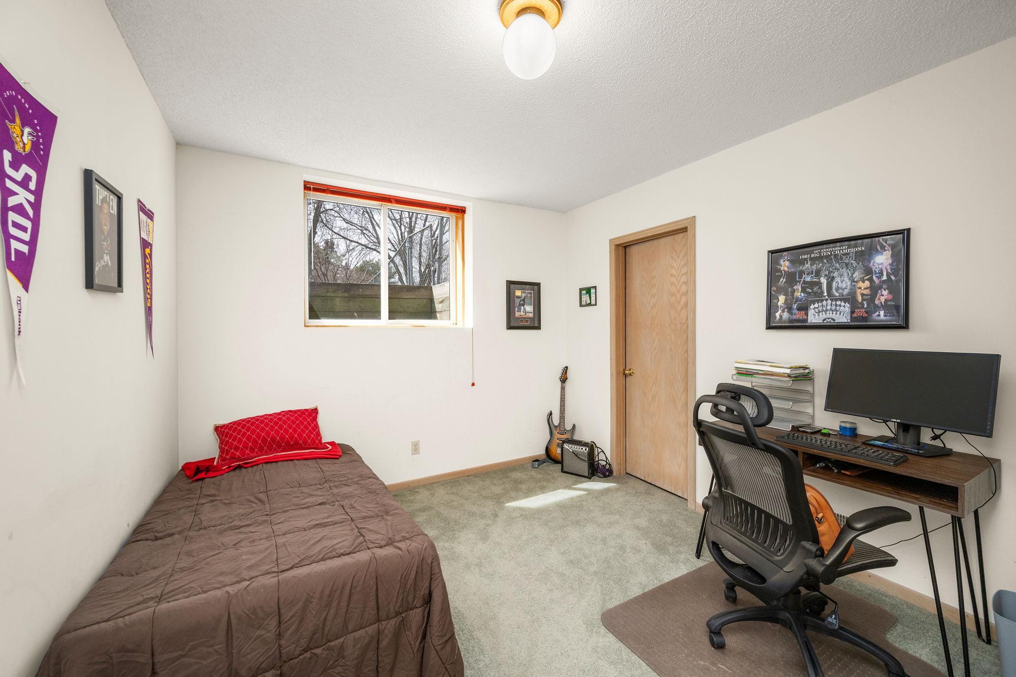 Large lower level 5th bedroom.