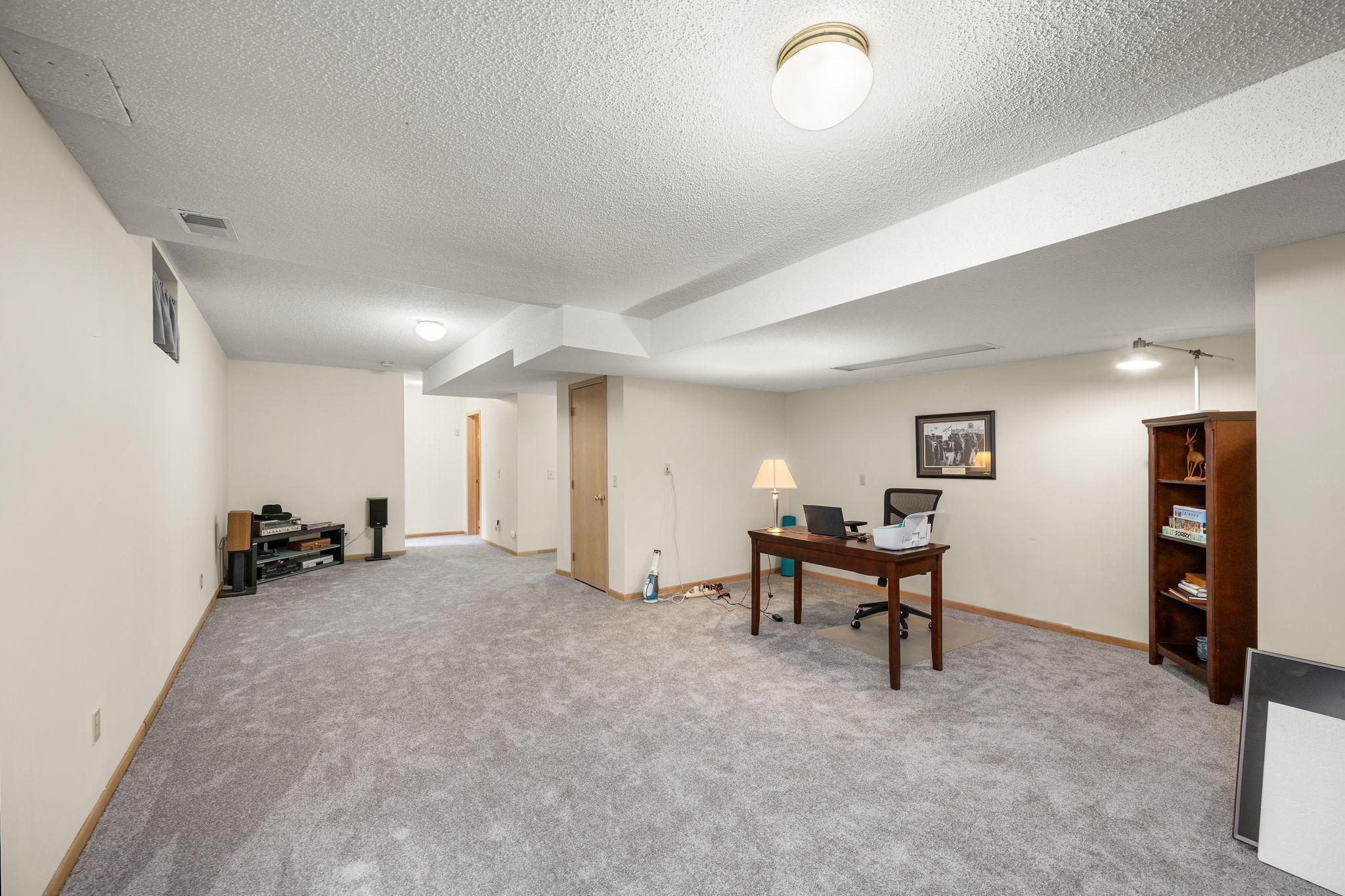 Massive lower level that you can split into 3 different zones or perhaps make one huge theater room. The options are endless!