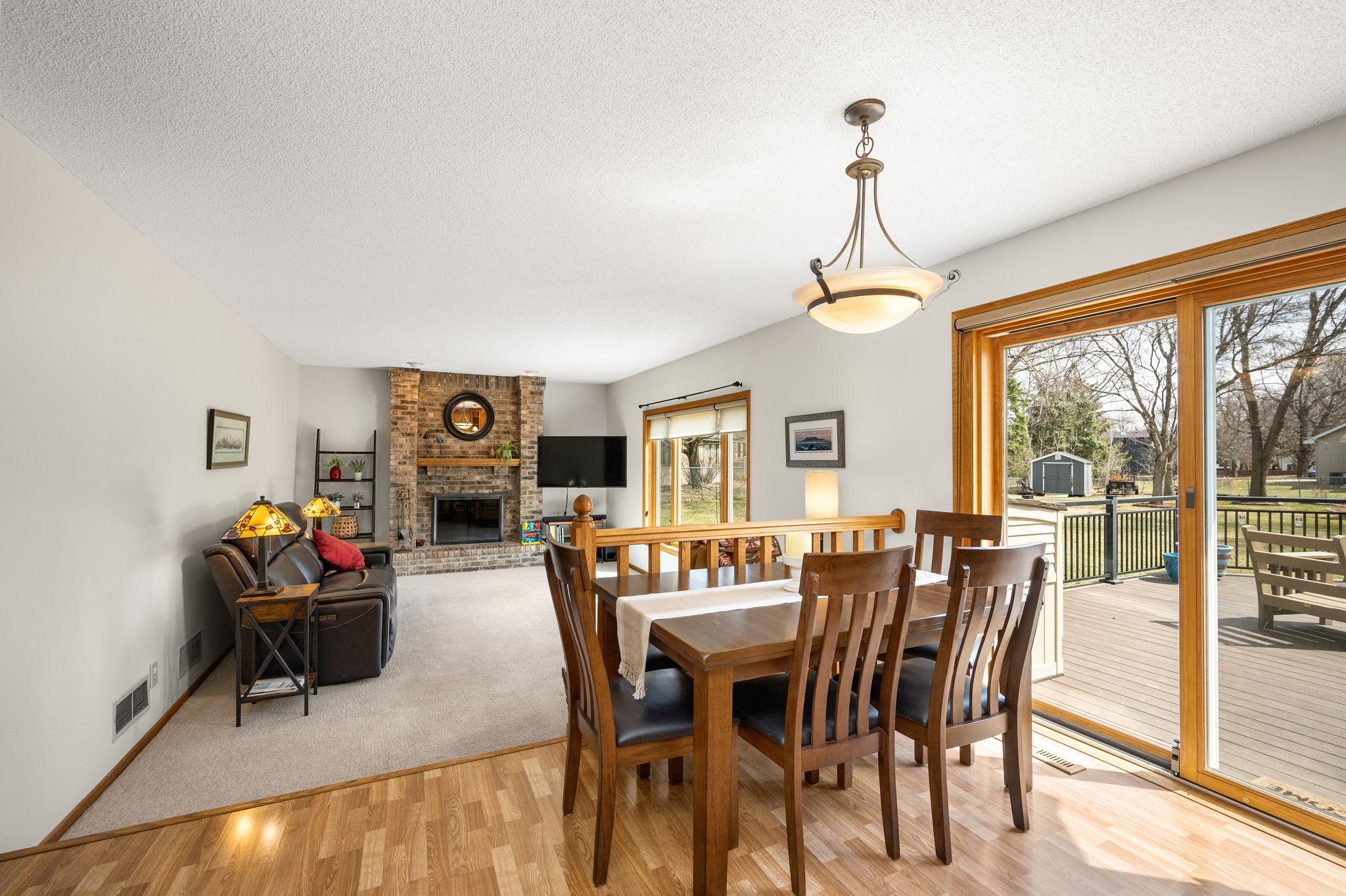 This family and entertaining space is spectacular! Take the party out to the massive composite deck with a park-like back yard.