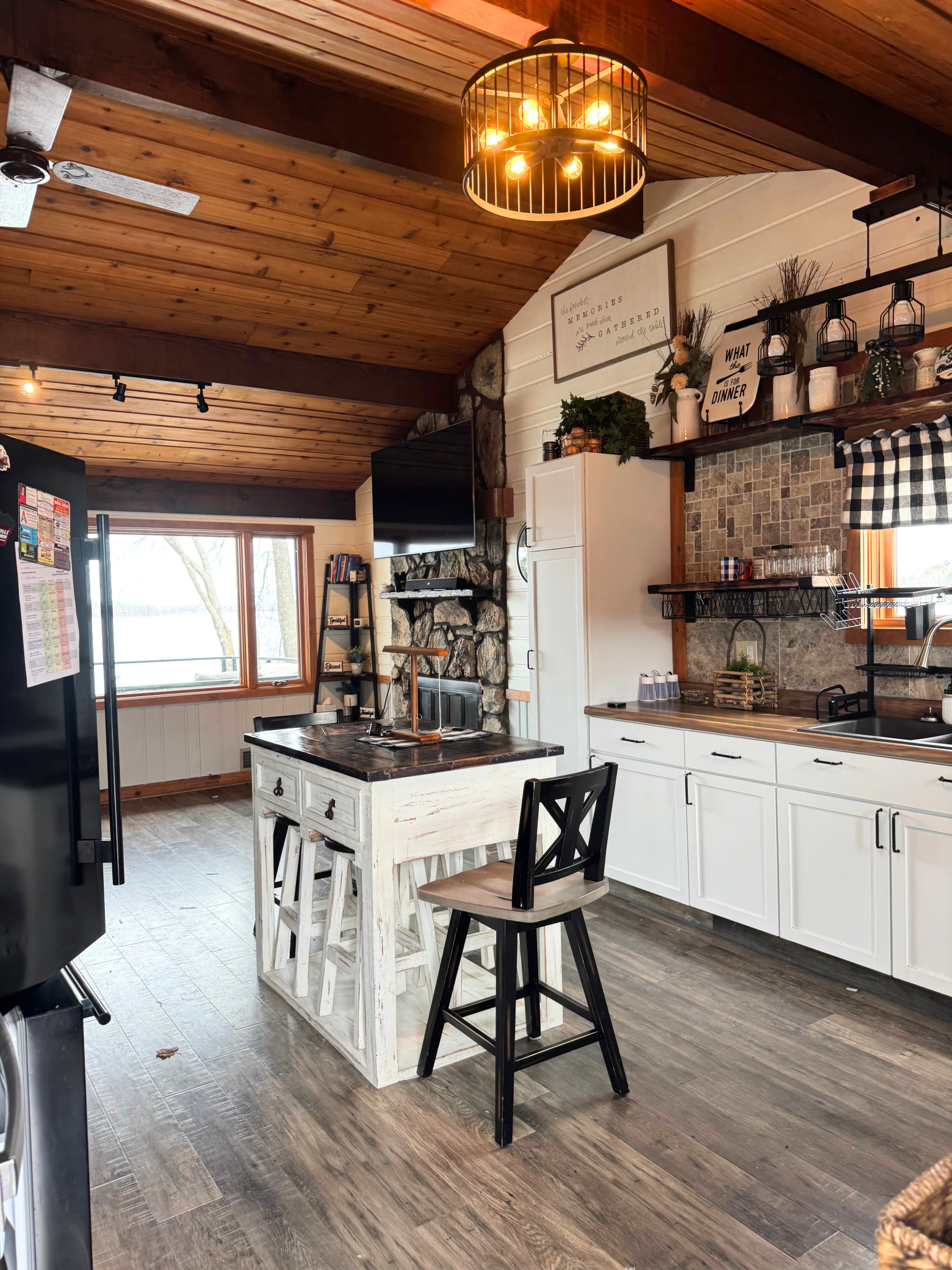 Kitchen to dining area.