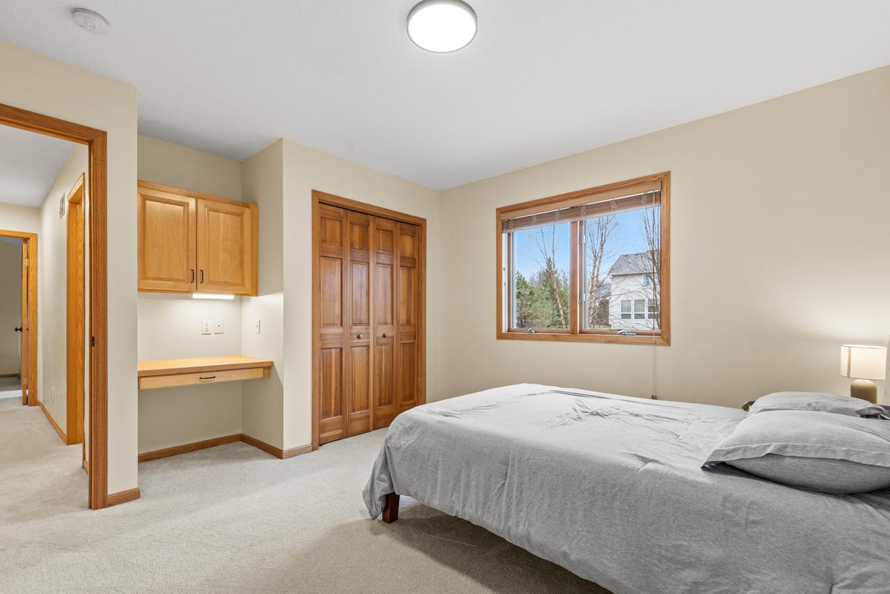 Bedroom 2 has built in desk - Upper Level