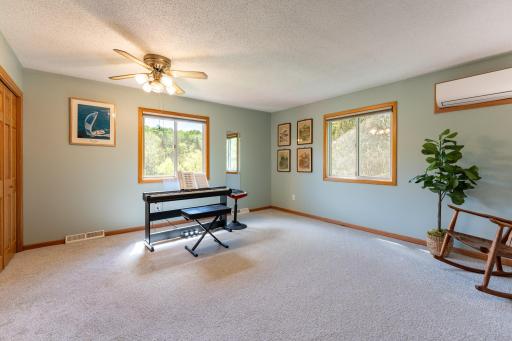 Bedroom 4 on the upper level. This room was an addition and features a mini-split cooling system.