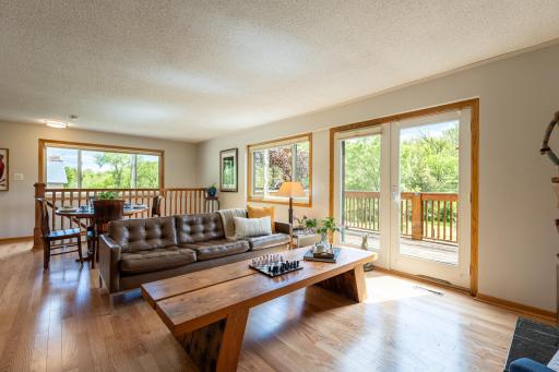 Professionally installed hardwood floors were added throughout the main level in 2025.