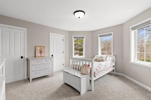 Bedroom #2 - Upper Level. With 2 closets.