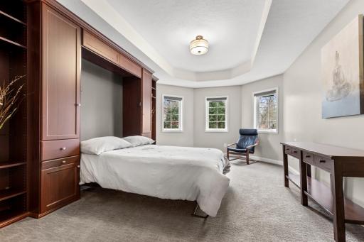 Bedroom 4 has a built-in Murphy bed giving the room flexibility for other uses.