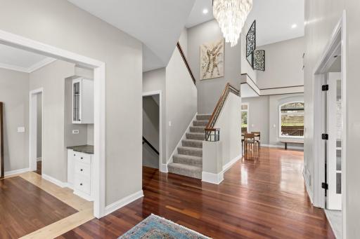 Stunning hardwood floors throughout the main floor.