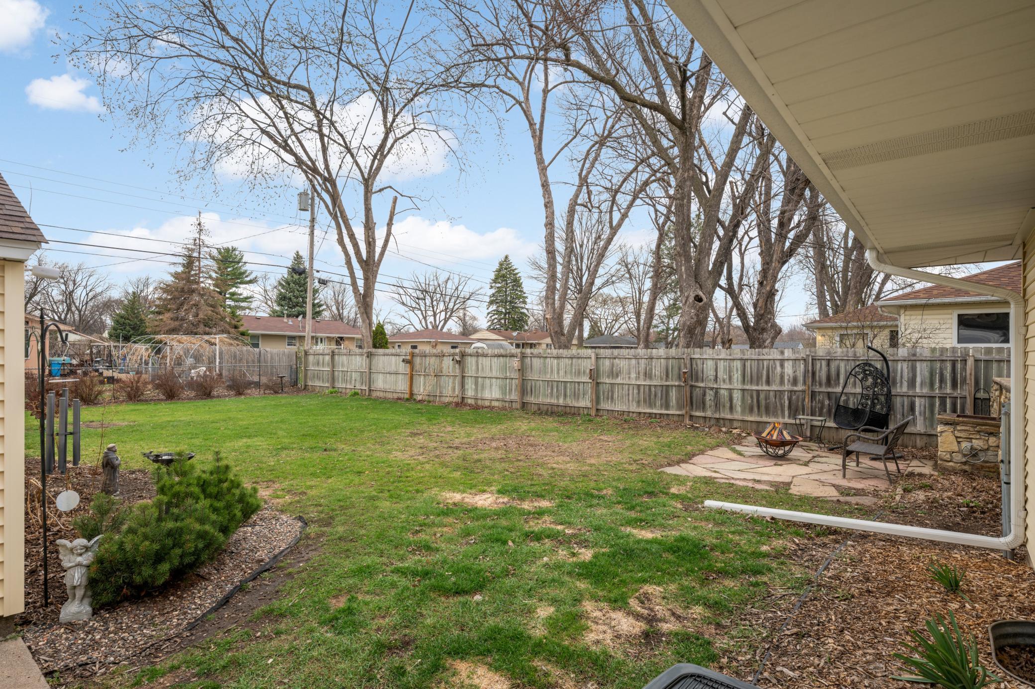 Large Fenced-in Backyard