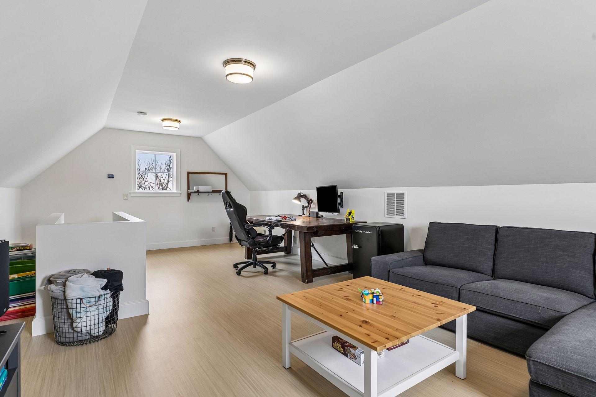 Perfect for an office, play space, media room, or creative retreat!