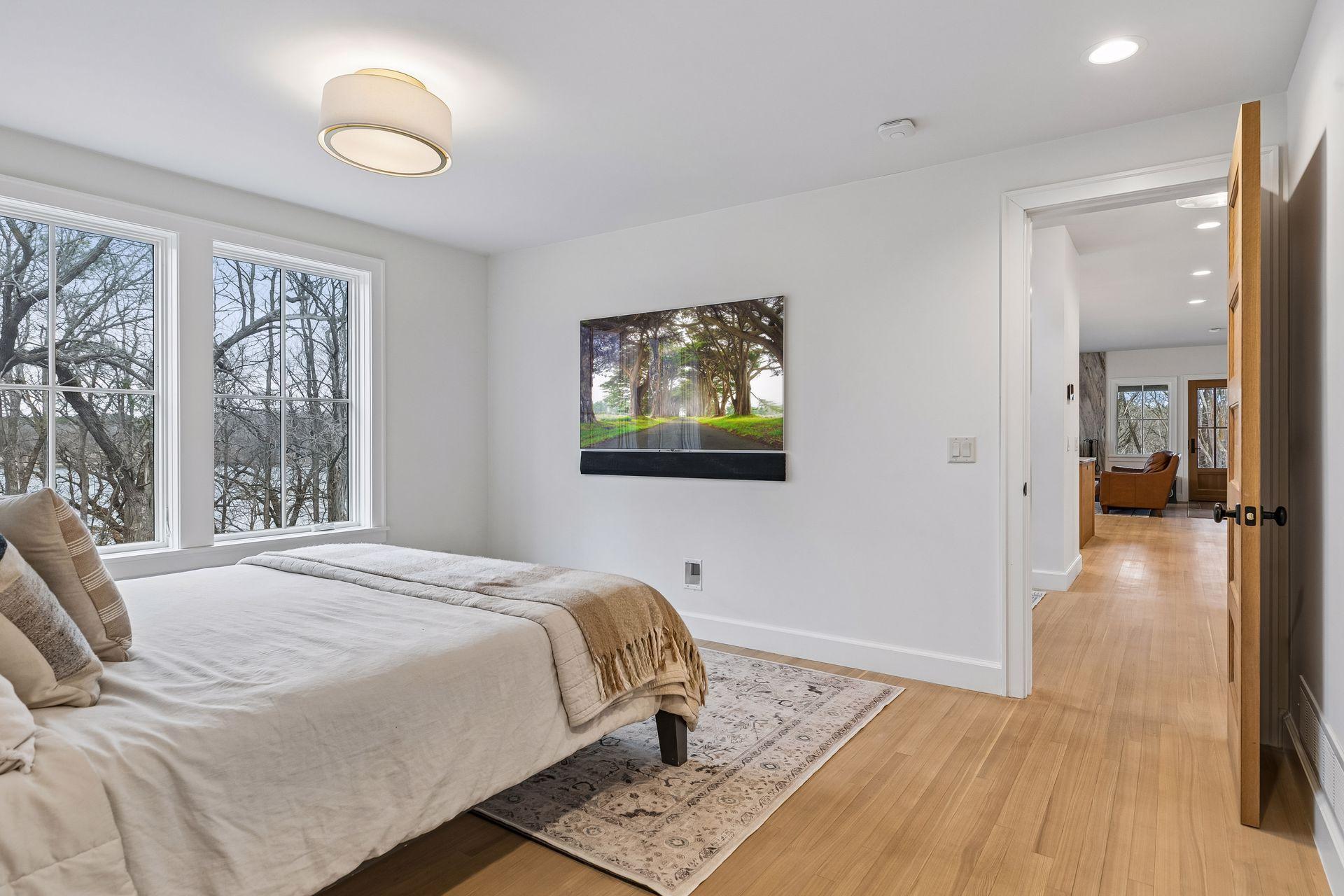 Lake views from bed!